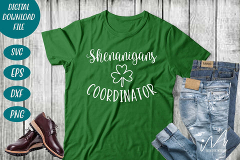Shenanigans Coordinator svg, St. Patrick's day t shirt svg SVG Isabella Machell 
