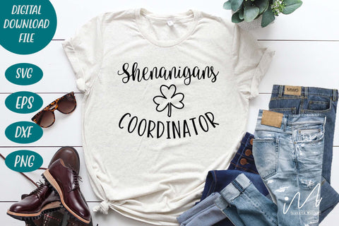 Shenanigans Coordinator svg, St. Patrick's day t shirt svg SVG Isabella Machell 