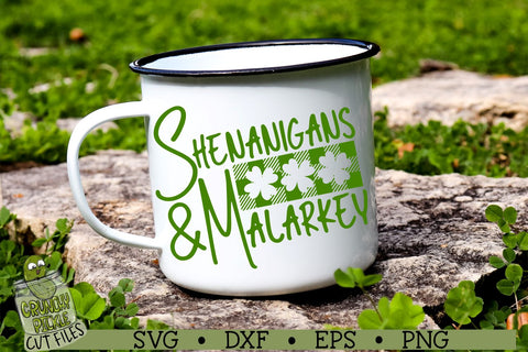 Shenanigans & Malarkey St. Patrick's Day SVG File SVG Crunchy Pickle 