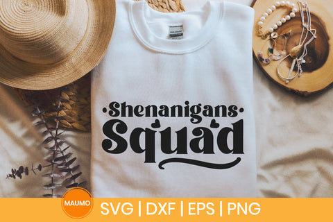 Shenanigans squad, Happy St Patrick’s Day svg quote SVG Maumo Designs 