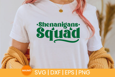 Shenanigans squad, Happy St Patrick’s Day svg quote SVG Maumo Designs 