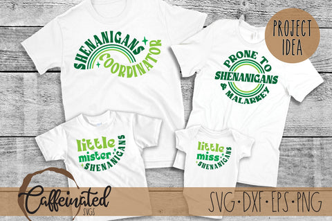 Shenanigans St. Patricks Day Mini Bundle SVG Caffeinated SVGs 