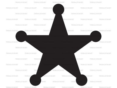 Sheriff badge SVG TribaliumArtSF 