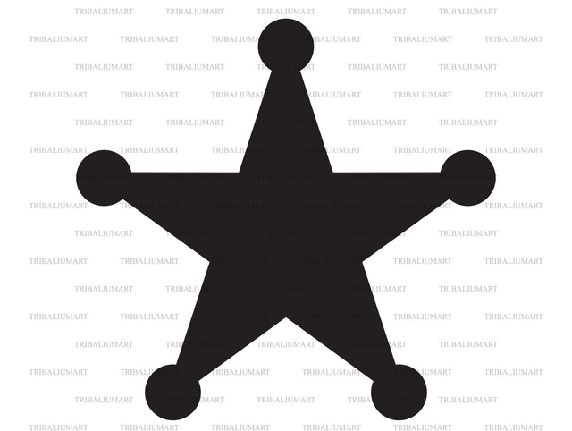 Sheriff badge SVG TribaliumArtSF 
