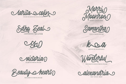 Shane Lettering Style Sherly Shane - So Fontsy