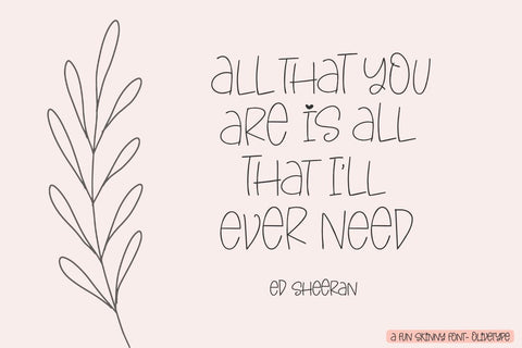 She's Mine Font Olivetype 