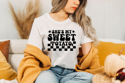 She's My Sweet Potato - Retro Thanksgiving SVG SVG CraftLabSVG 
