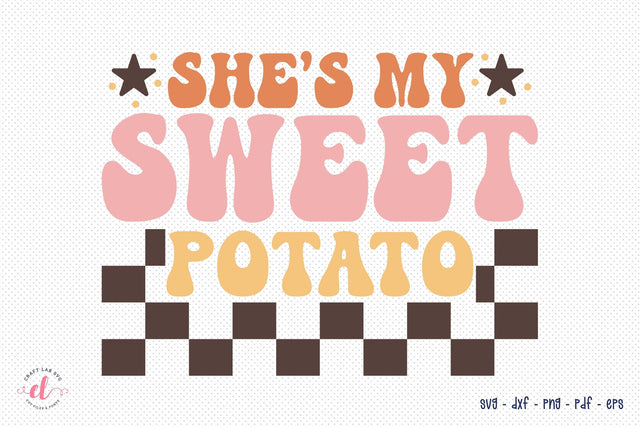 She's My Sweet Potato - Retro Thanksgiving SVG SVG CraftLabSVG 