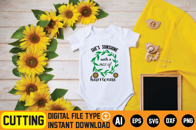 She’s Sunshine With A Mix Of Hurricane SVG CraftlabSvg29 