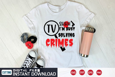 shhh i'm busy solving tv crimes SVG md faruk hossain 
