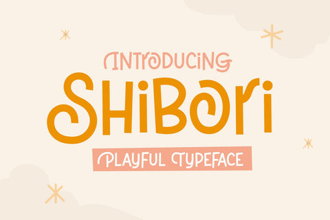 Shibori - Playful Typeface Font Dumadistyle 