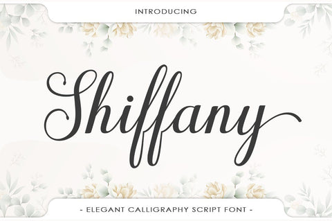 Shiffany Script Font Attract Studio 