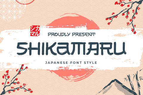 Shikamaru - Japanese Style Font Arterfak Project 