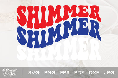 Shimmer svg, wavy style svg, EPS PNG Cricut Instant Download SVG Fauz 