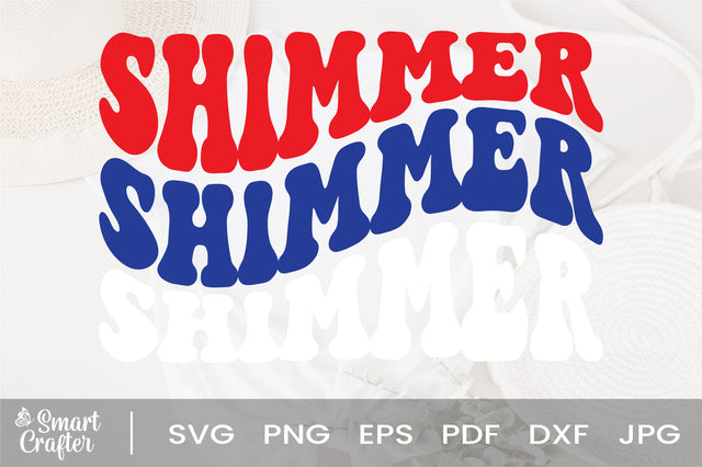 Shimmer svg, wavy style svg, EPS PNG Cricut Instant Download SVG Fauz 