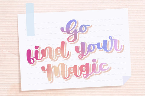 Shine Brighter Font Orenari 