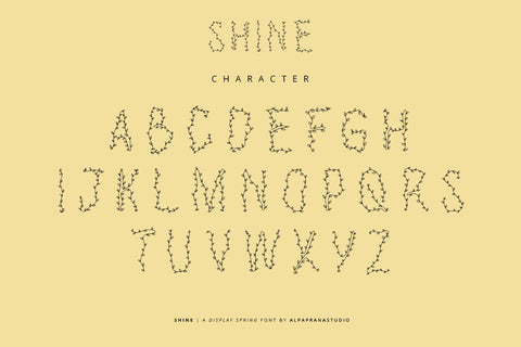 Shine - Decorative Display Font Font Alpaprana Studio 