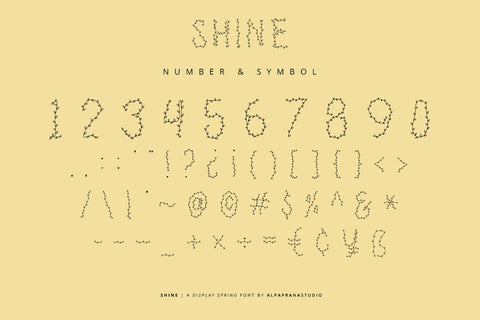 Shine - Decorative Display Font Font Alpaprana Studio 