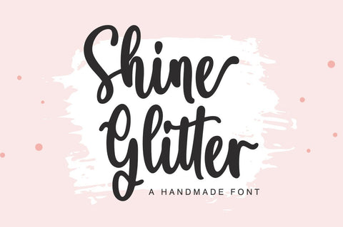 Shine Glitter Font Muhajir 