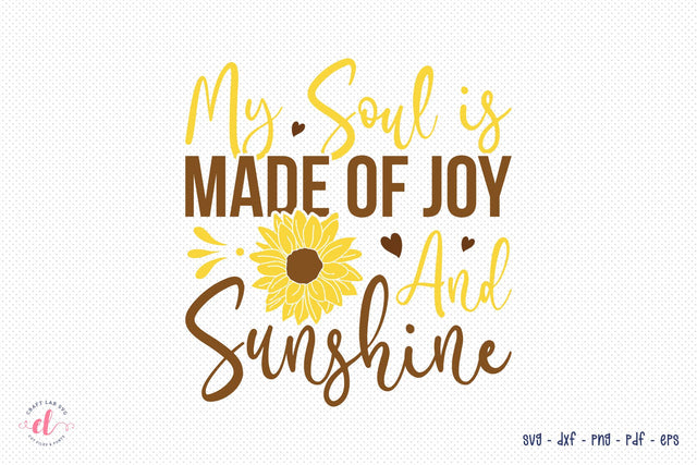 Shine Like A Sunflower - Sunflower SVG - Sunflower Design SVG CraftLabSVG 