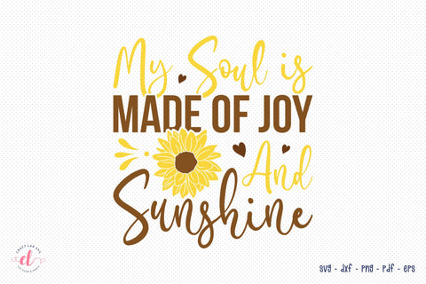 Shine Like A Sunflower - Sunflower SVG - Sunflower Design SVG CraftLabSVG 
