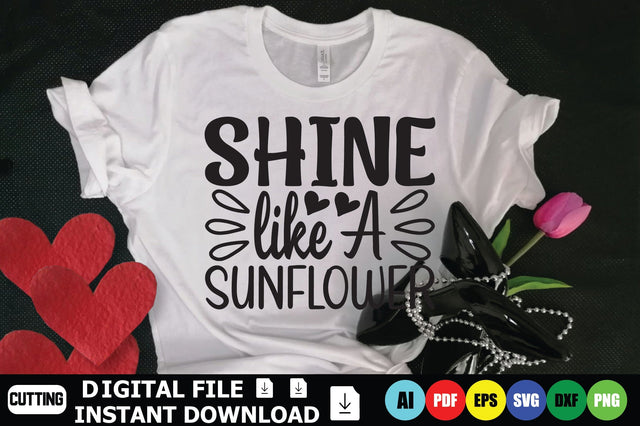 Shine Like A Sunflower SVG Shahin alam 