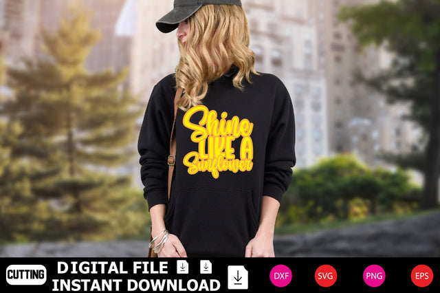 Shine Like A Sunflower SVG Shahin alam 