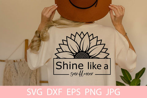 Shine Like A Sunflower SVG, Sunflower Svg Free For Commercial Use SVG Sintegra 