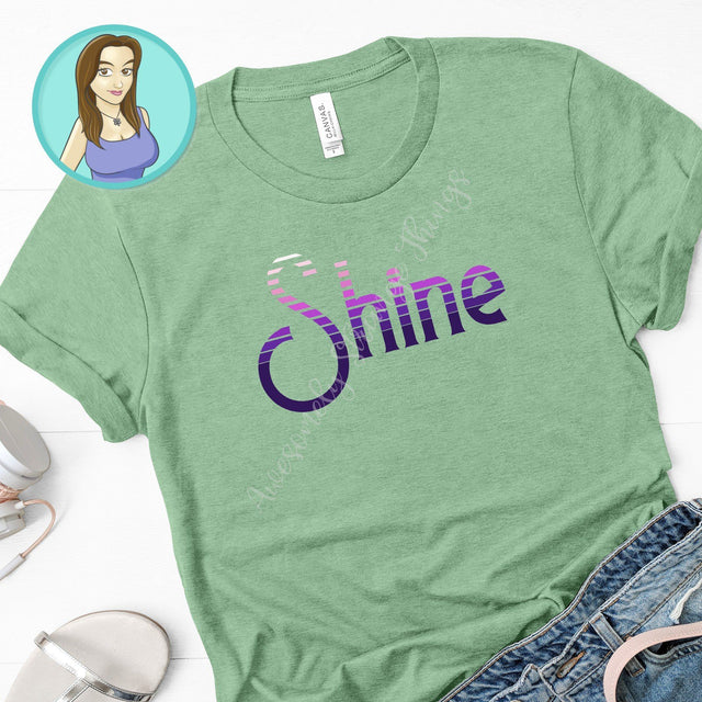 Shine Ombre svg and png SVG Awesomely Strange Designs 