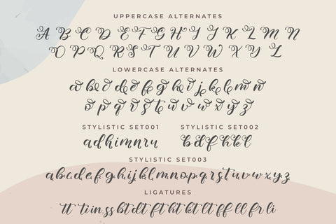 Shining Holiday Font Zeenesia Std 