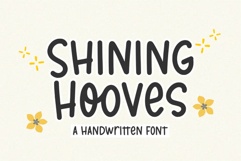Shining Hooves Font Qwrtype Foundry 