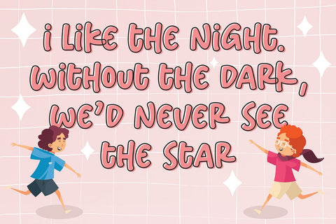 Shining Monday - Cute Display Font Font Subectype Studio 