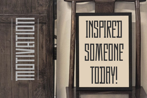 Shinjuku - Display Geometric Typeface Font Masyafi Studio 