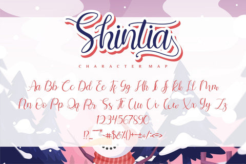 Shintia Font Letterena Studios 
