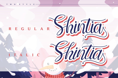 Shintia Font Letterena Studios 