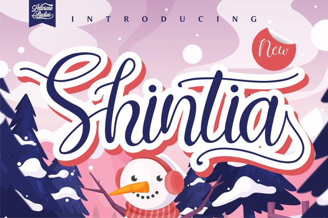 Shintia Font Letterena Studios 