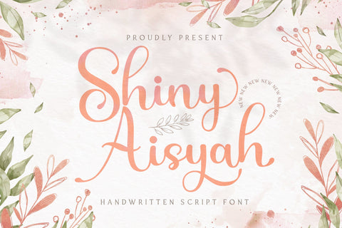 Shiny Aisyah - Handwritten Font Font StringLabs 