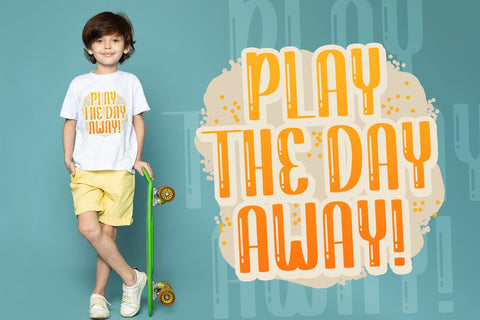 Shiny Kids - Playful Display Font Font StringLabs 