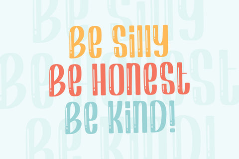 Shiny Kids - Playful Display Font Font StringLabs 