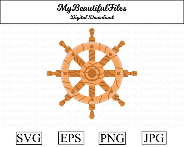 Ship Wheel - pirates SVG MyBeautifulFiles 