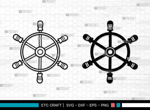 Ship Wheel SVG, Ship Wheel SVG, Captains Wheel Svg, Ship Steering Wheel Svg, Wheel Marine Icon Svg, Wheel Marine Svg, Ship Wheel SVG ETC Craft 