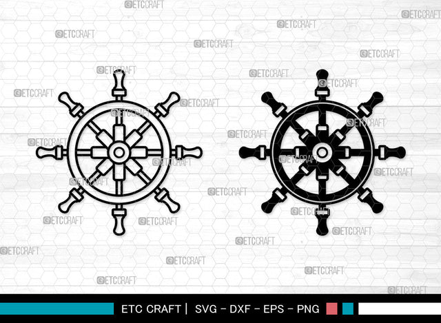 Ship Wheel SVG, Ship Wheel SVG, Captains Wheel Svg, Ship Steering Wheel Svg, Wheel Marine Icon Svg, Wheel Marine Svg, Ship Wheel SVG ETC Craft 