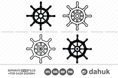 Ship Wheel svg,Captains Wheel svg,Captains Wheel Clipart,Eps,Dxf,Png,digital art,clipart SVG dahukdesign 