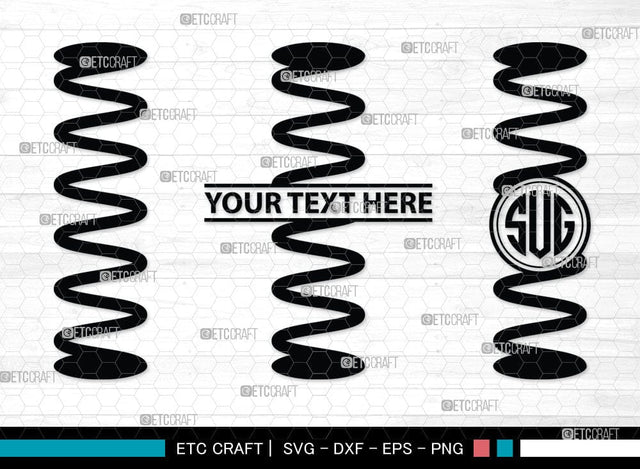 Shock Absorbers Monogram, Shock Absorbers silhouette, Shock Absorbers SVG Cut Files, Mechanic Svg, Mechanic Engine Silhouette, Automobile Svg, SB00088 SVG ETC Craft 