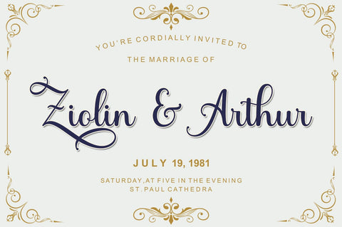 Shocking Script Font Suza Studio 