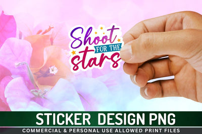 Shoot for the stars Sublimation PNG Sublimation Regulrcrative 