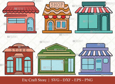 Shop SVG, Shop Clipart, Super Shop Svg, Market Svg, Store Svg, Buildings Shop Svg, Small Shop Svg, Shop Bundle SVG ETC Craft 