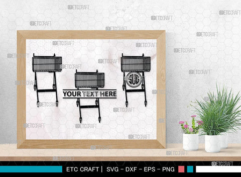 shopping cart Monogram, shopping cart Silhouette, Shopping Cart Svg, Shopping Svg, Folding Shopping Cart, SB00089 SVG ETC Craft 