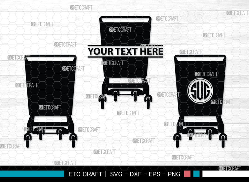 shopping cart Monogram, shopping cart Silhouette, Shopping Cart Svg, Shopping Svg, Folding Shopping Cart, SB00089 SVG ETC Craft 