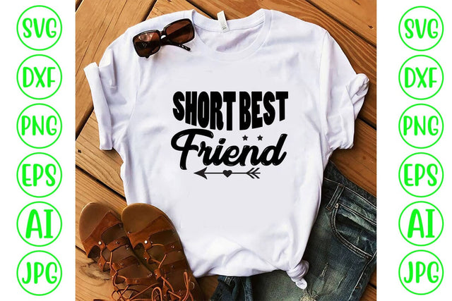Short Best Friend SVG Cut File SVG Syaman 